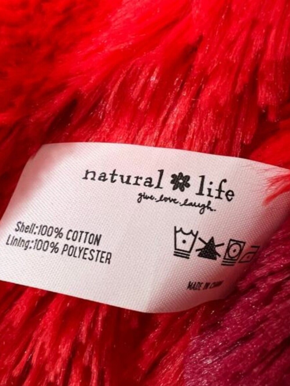 Natural Life NWT Embroidered Faux Fur Boho Denim Jacket Size L - Picture 5 of 8